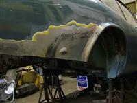 Fiat Dino 2000 coupe repair work